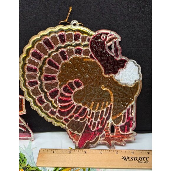 Vintage Thanksgiving Crystalline Window Decor Suncatcher by New Design Turkey - Picture 9 of 10
